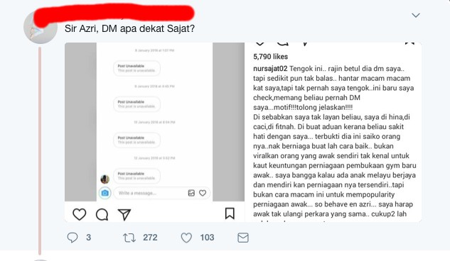 Nafi Ada Mesej Sajat, Lelaki Ini Dedah Gambar Seksi Sajat Macam ‘Mak Nyah’?