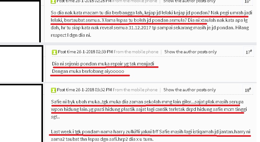 “Saya Tak Munafik Nak Mengaku Khunsa”-Walau Tak Sebut Nama Tapi Ramai Yang Tahu Safie Sindir Siapa