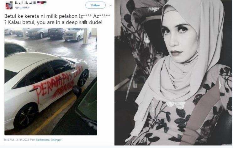 Didakwa Pemilik Kereta “Perampas Laki Orang!”, Ini Penjelasan Sebenar Pelakon Izreen Azminda!