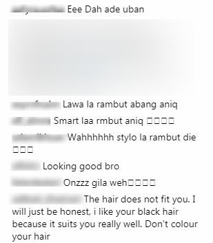 “Muka Macam Bangla, Ingat Ada Kacukan Zain Saidin?!” -Warnakan Rambut ‘Bleach’, Anak Che Ta Dikritik Teruk