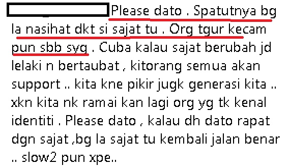 “Itulah Sajat Hari Itu Kau Maki Ramai Netizen Kan,Sekarang Sedih-sedih Pula Siap Ngadu Kat Datin”-Sajat Sedih Jadi Viral Sebab Kes Jantina