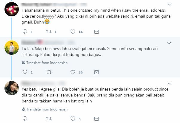 Pengikut Twitter Dedahkan Maklumat Kilang Kosmetik Syafiqah Aina, Dakwa Produk Mungkin ‘Rebranding’?