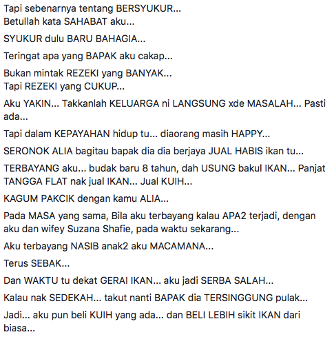 ‘Terbayang Nasib Anak Aku..’ – Lelaki Ini Kongsi Kisah Sayu Disebalik Gerai Jual Ikan