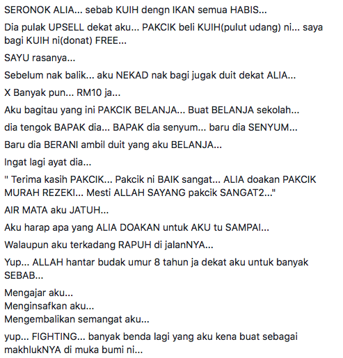 ‘Terbayang Nasib Anak Aku..’ – Lelaki Ini Kongsi Kisah Sayu Disebalik Gerai Jual Ikan