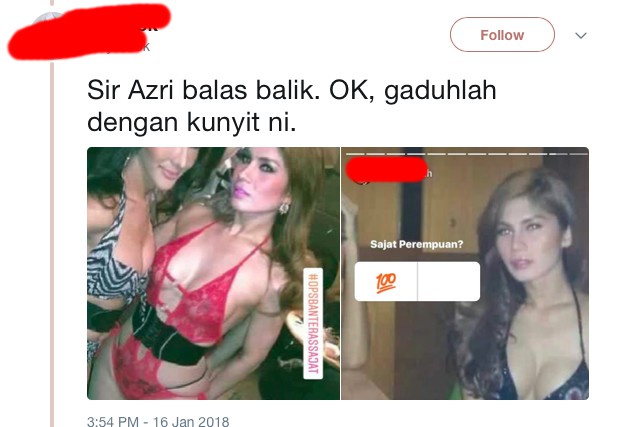 Nafi Ada Mesej Sajat, Lelaki Ini Dedah Gambar Seksi Sajat Macam ‘Mak Nyah’?