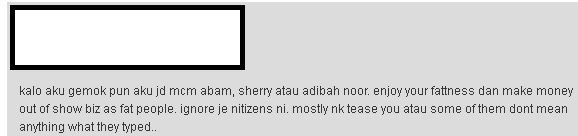 Sentap Dan Marah Selalu Kena Tegur Pasal Berat Badan, Zulin Bidas Pedas Netizen Melalui Laman Sosial