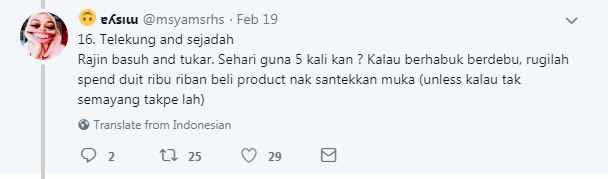 “Yang Penting Elak Produk Tempatan!” -Pekerja Medispa Kongsi Tip Kecantikan Dari MakeUp Remover Hingga Ke Telekung Sembahyang!