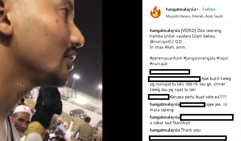 Doa Lelaki Ini Buat Nur Sajat Di Hadapan Kaabah Jadi Viral Dan Bualan Ramai