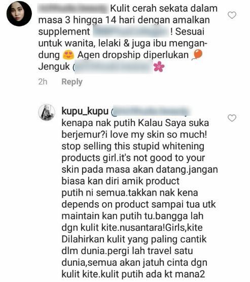 “Berhenti Jual Produk Pemutihan Bodoh!” -Nabila Huda Sindir Peniaga Produk Pemutihan, Minta Wanita Bangga Dengan Warna Kulit?