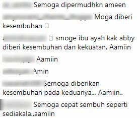 “Mak Dan Ayah Dua-Dua Kat Hospital” – Abby Abadi Mohon Peminat Doakan Ibu, Ayah