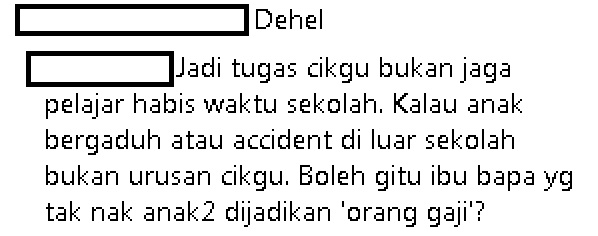 Ibu Bapa Minta Guru Untuk Tidak Menyuruh Pelajar Memadam Papan Hitam Kerana Mereka Bukan Orang Gaji