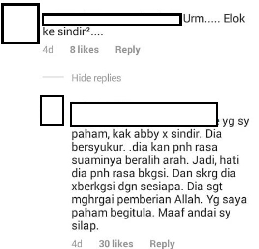 “Syukur Suami Bukan Siapa2,Takyah Share2 Dengan Orang Lain”-Abby Tulis Caption Tersirat,Ditujukan Buat Seseorangkah?