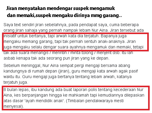 “Rupa Elok,Tapi Pada Hakikat”-Gambar Suspek Dera Arwah Adik Aina Tersebar,Netizen Terkejut Melihat Betapa Penampilan Suspek Jauh Bezanya Dari Sikap Sebenar