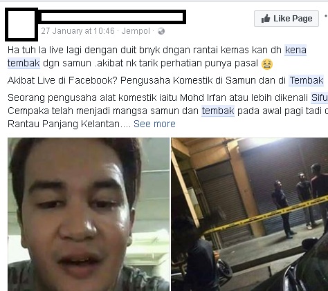 Sifu Kunyit Ditembak Lepas Tunjuk Harta Di Laman Sosial,Aliff Syukri  dan DS Vida Dinasihatkan Natizen Untuk Hati-hati