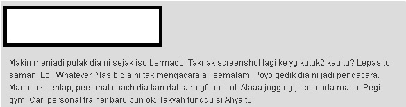 Sentap Dan Marah Selalu Kena Tegur Pasal Berat Badan, Zulin Bidas Pedas Netizen Melalui Laman Sosial