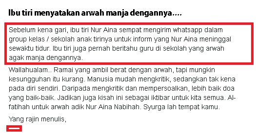 “Rupa Elok,Tapi Pada Hakikat”-Gambar Suspek Dera Arwah Adik Aina Tersebar,Netizen Terkejut Melihat Betapa Penampilan Suspek Jauh Bezanya Dari Sikap Sebenar