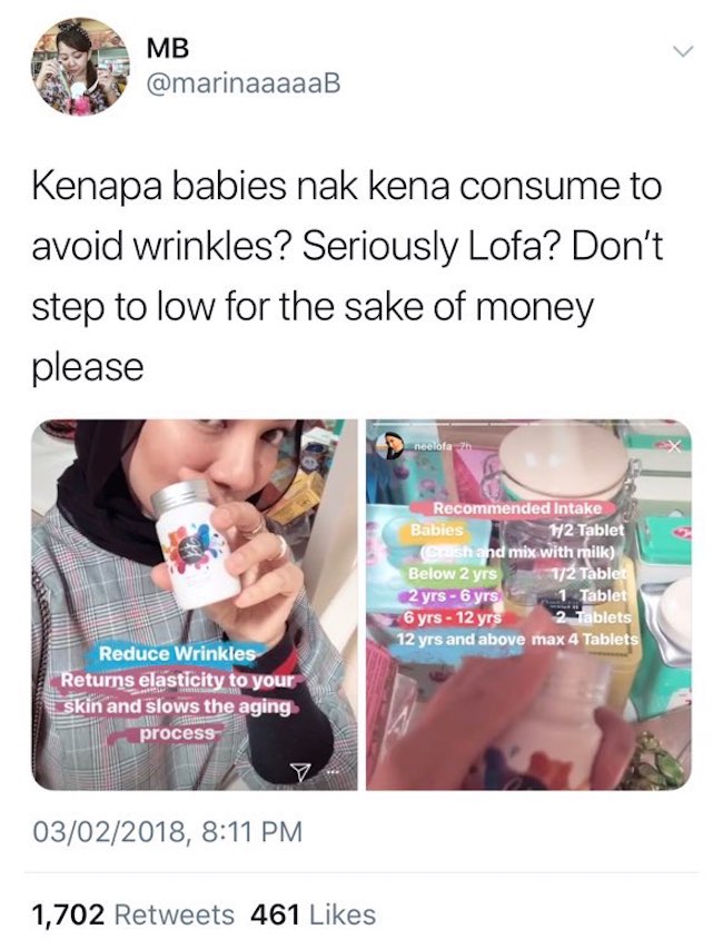 “Kenapa Tak Ambik Mat Salleh Je Terus?!” -Che Ta Pula Dikritik Gunakan Anak Promosi Produk Pemutihan?