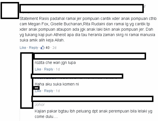 Wanita Cantik Dikatakan Cenderung Untuk Melahirkan Lebih Ramai Anak Perempuan,Betul Ke?