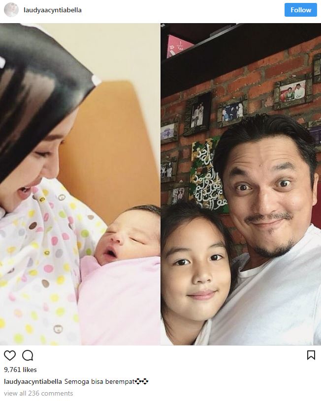 “Semoga Bisa Berempat” – Netizen Ramal Laudya Cynthia Bella Sedang Mengandung?