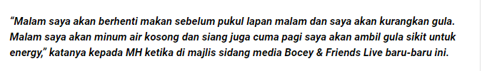 “Penguat Saya Nak Berlakon Filem Aksi, Perang-perang” – Abam Bocey Dah Susut, Dari Seluar Saiz 56 Kepada 54..Wow!