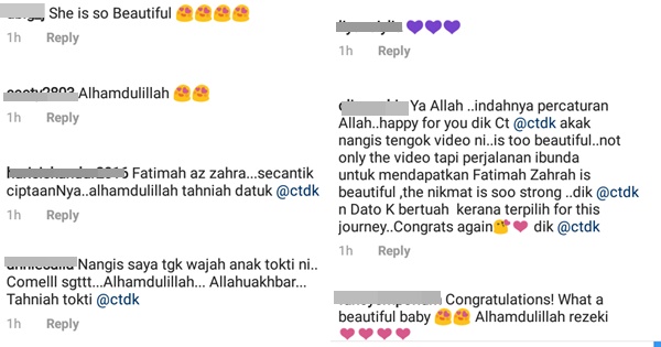 Comel Pipi Merah! Video Siti Nurhaliza Bersama Anak, Lebih 1 Juta Tontonan!