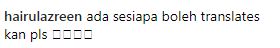 “Ada Sesiapa Boleh Translatekan Please?” – Respon Hairul Azreen Bila Hanis Zalikha Puji Dalam Bahasa Inggeris, Lawak Habis!