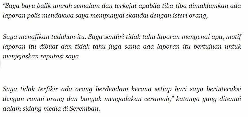 Nafi Skandal Isteri Orang, Syamsul Debat Beri 24 Jam Untuk Mohon Maaf