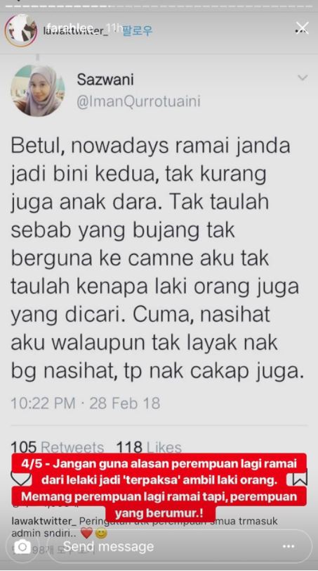 “Jangan Cakap DIA Yang Izinkan Jatuh Cinta, Pokok Tak Dapat Bergoyang Kalau Takde Angin..”-Farah Lee