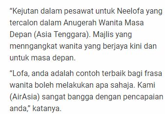 Terima Kejutan Atas Kapal Terbang, Neelofa Dapat Jambakan Bunga Daripada Siapa?