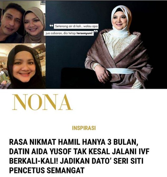 Datin Aida Kongsi Rasa Hati,Pernah Rasai Nikmat Hamil Selama 3 Bulan Namun Gugur,Tekad Untuk Usaha Dapat Anak Macam Ds Siti Nurhaliza