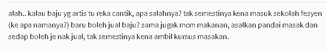 Rizalman Warning Mana-mana Artis Yang Berhasrat Mahu Jual Baju Jenama Sendiri Selagi Dia Ada Dalam Industri,Patut Atau Tidak Patut?