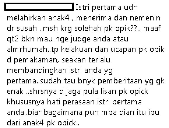 Isteri Pertama Failkan Permohonan Cerai,Isteri Kedua Pula Meninggal Secara Mengejut,Opick Lalui Dugaan Berat Dalam Hidup