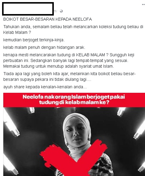 Isu Rasmi Tudung Di Zouk,Inilah Dua Perkara Besar Yang Dilakukan Netizen Beri Impak Dasyat Pada Neelofa