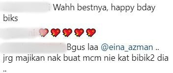 “Happy Birthday To My Biks”-Sambut Birthday Bibik, Netizen Puji Eina Azman Majikan Yang Baik!