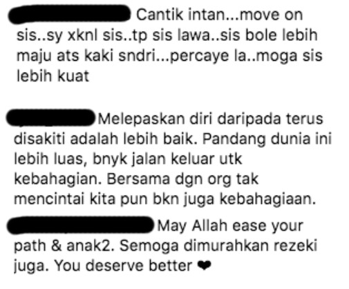 'Aku Pernah Sayang Orang Sepenuh Hati' - Ucapan Intan 