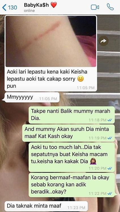 “Aoki Tu Too Much Lah, Tak Patut Buat Keisha Macam Tu”-Anak Nabila Huda Mengadu Cedera Rupa-Rupanya..