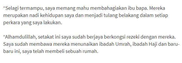 Beli Kereta Mewah, Rumah Kondo – Ruhainies Bukan Berlagak Sebaliknya Mahu Bahagiakan Ibu Bapanya..Netizen Tersentuh!