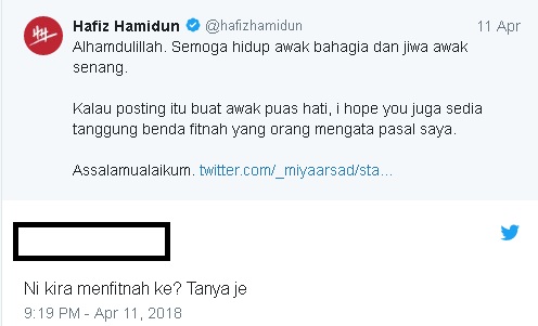 “Bila Tayang Harta Dikata Riak,Bila Dia Tayang Harta Takpe Pula”-Netizen Bidas Kenyataan Hafiz Yang Dikatakan Cuma Pandai Beri Nasihat Pada Orang