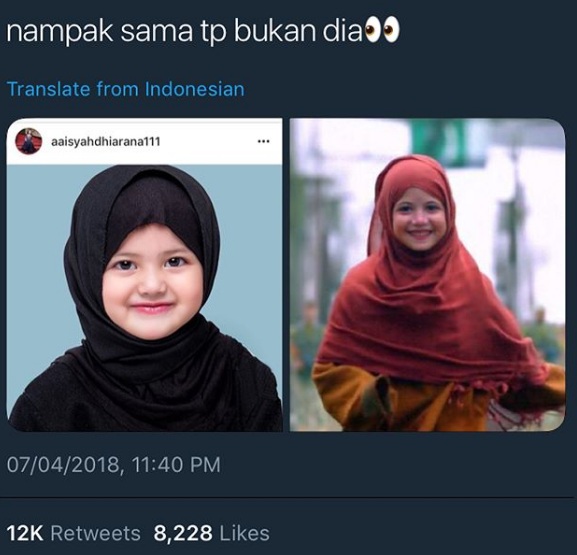 “Nampak Sama Tp Bukan Dia,Comel Giler Depa Nie Macam Adik-Beradik”-Netizen Puji Aaisyah Anak Che Ta Comel Macam Munni