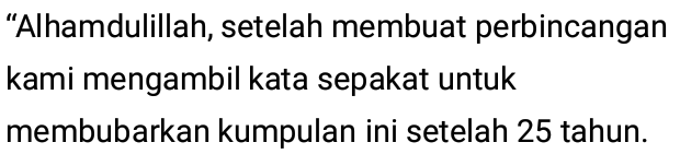 “Selepas Ini Kami Akan Mengikut Haluan Masing-Masing…”- Kumpulan KRU Bubar