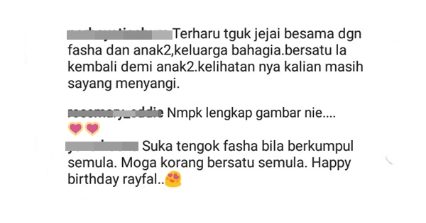 “Nampak Lengkap…”- Netizen Doa Fasha Rujuk Kembali Bila Lihat Gambar Bersama Jejai