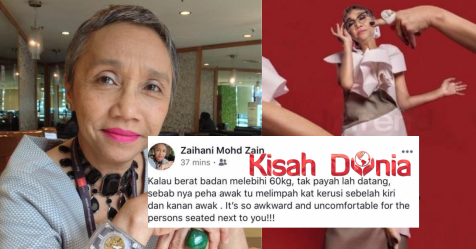 “Kalau Umur 60 Tahun Tak Payah Terkinja Pergi Pertunjukkan Fesyen!”- Kritik Tetamu Berbadan Besar, Pengulas Fesyen Dikecam Netizen?