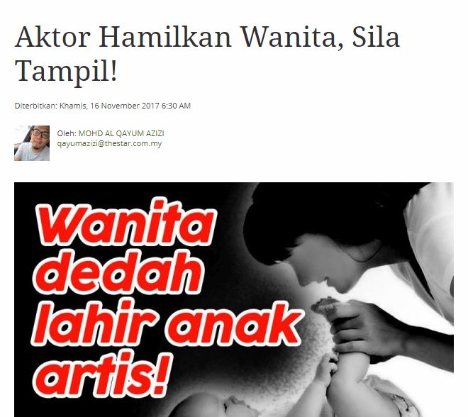 “Dia Lepas Tangan Dan Biar Saya Tanggung Bahana!” – Wanita Dedah Hamil Anak Luar Nikah Bintang Rock Lagenda?!