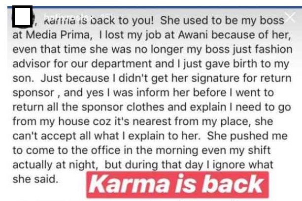 “Karma Is Back To You!”-Bekas Pekerja Yang  Perasaan,Kes Zaihani Jadi Viral Dianggap Satu Balasan Yang Setimpal