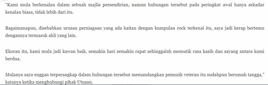 “Dia Lepas Tangan Dan Biar Saya Tanggung Bahana!” – Wanita Dedah Hamil Anak Luar Nikah Bintang Rock Lagenda?!