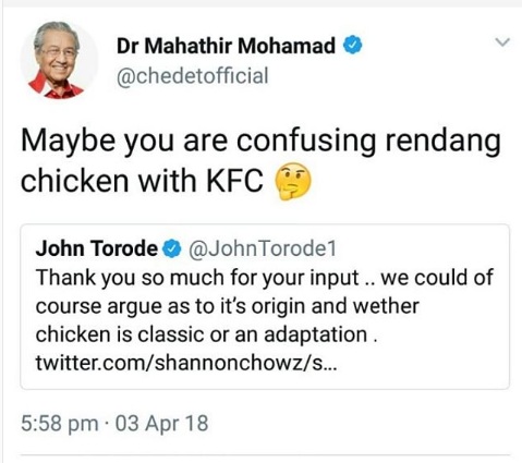 ‘You Want Our Makcik Bawang To Bash You?”-Kritik Ayam Rendang Tak Crispy,Akaun Twitter Juri MasterChef Di Serang Ramai Rakyat Malaysia