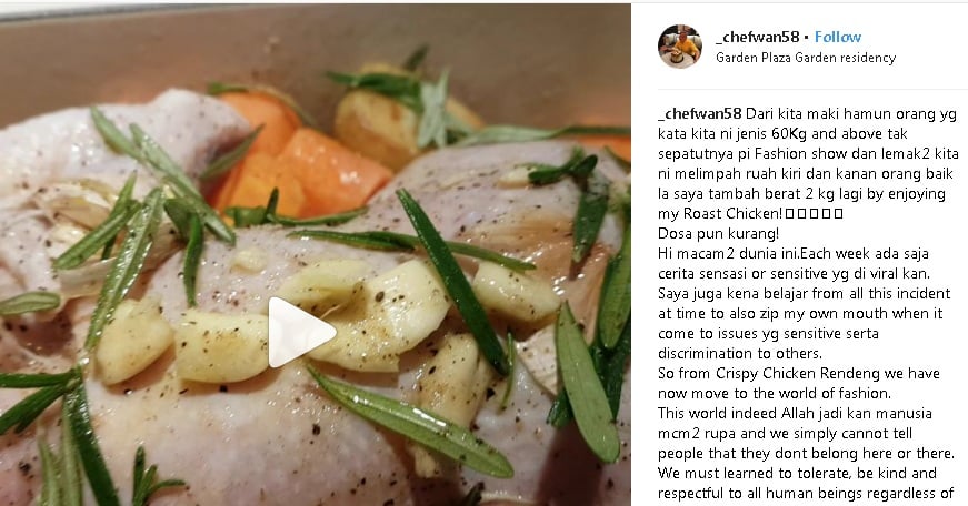 “Tu Dia Dengan Datuk Chef Wan Sekali Dah Bunyi,Harap Acik Zaihani Ambil Semua Point Yang Ada!”-Netizen Setuju Dan Sokong Dengan Kenyataan Terbuka Chef Wan