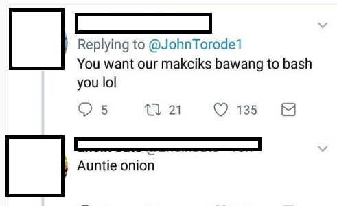 ‘You Want Our Makcik Bawang To Bash You?”-Kritik Ayam Rendang Tak Crispy,Akaun Twitter Juri MasterChef Di Serang Ramai Rakyat Malaysia