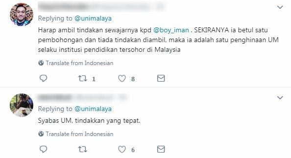 “Hadiah Untuk Pakcik, Makcik Bawang!” – Muat Naik Kad Pelajar, UM Nafi Boy Iman Calon Doktor Falsafah?