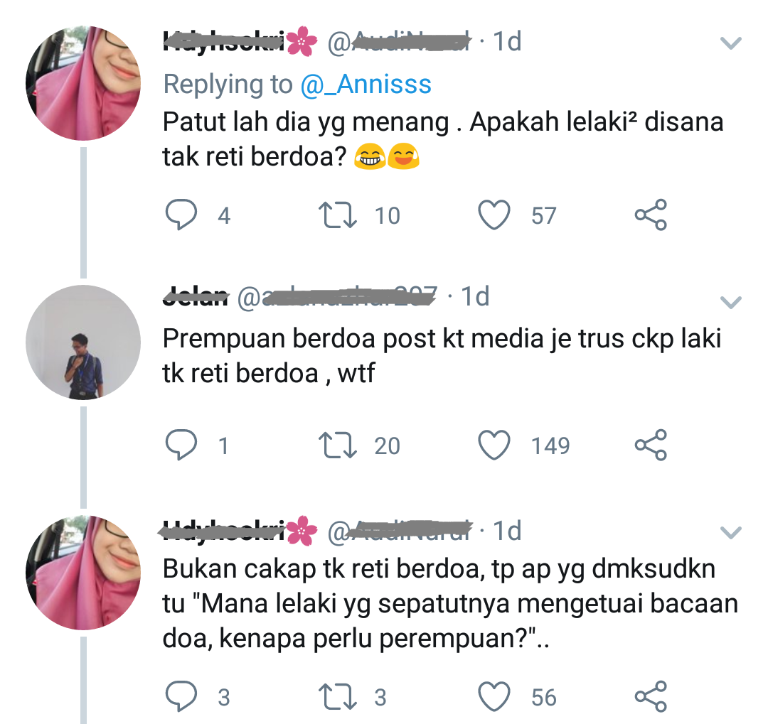 “Lagi Bagus Kalau Lelaki…”- Netizen Persoalkan Kenapa Neelofa Jadi Ketua Bacaan Doa?